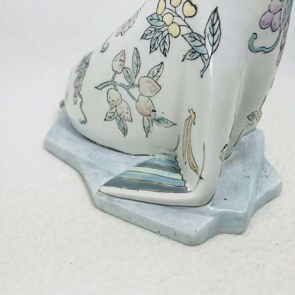 Wei Sea Lion Seal Otter Figurine Sculpture Display Ocean Shelf Sit Fruit Banana - Picture 10 of 10